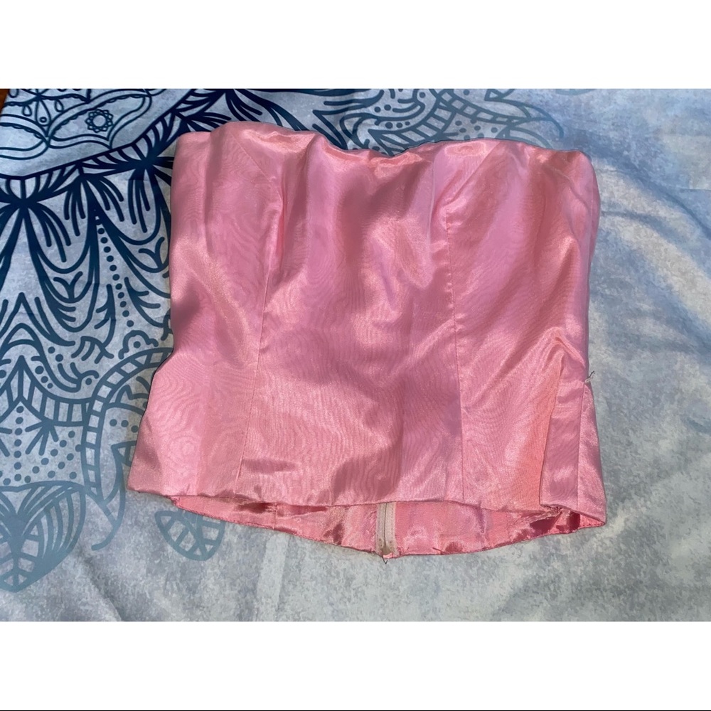 “PINK CORSET TOP”